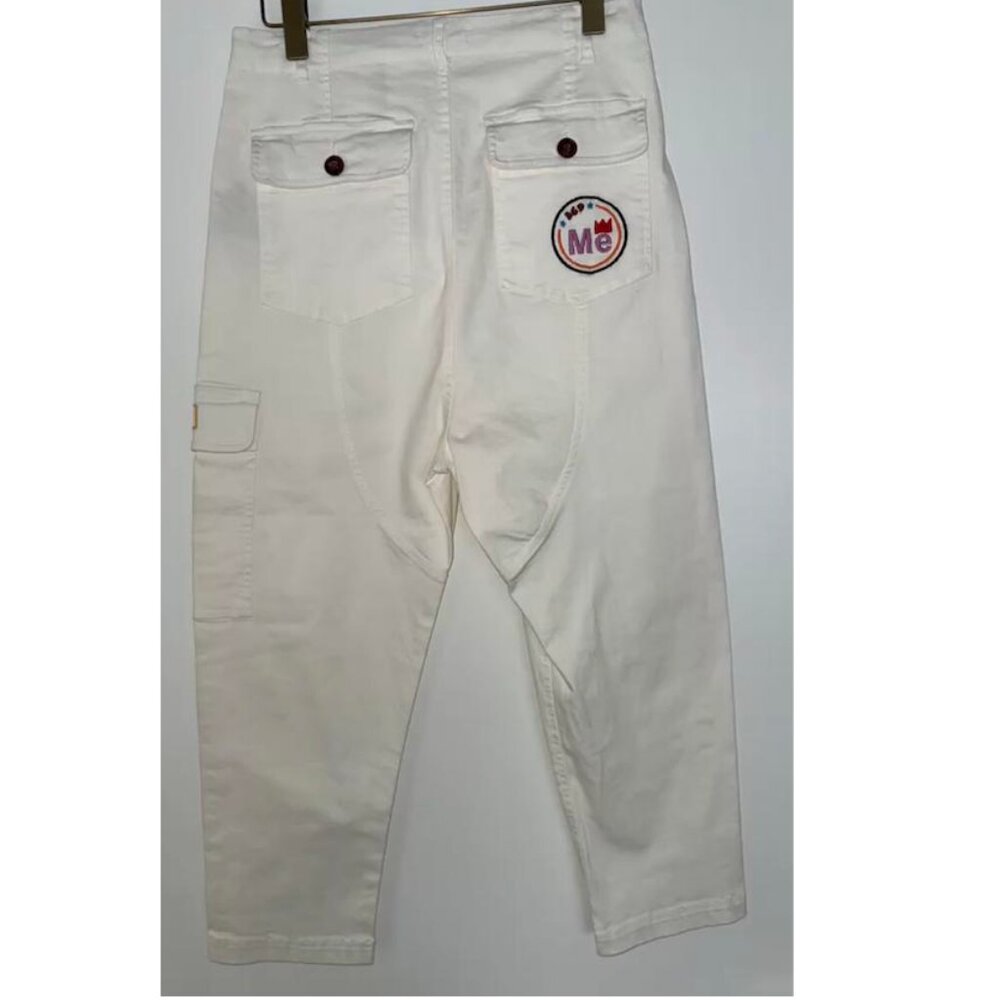 ME369 Aubree Drop Crotch Pants Printed Relaxed Fit Pants NWT - Size Small - SET - Picture 3 of 4